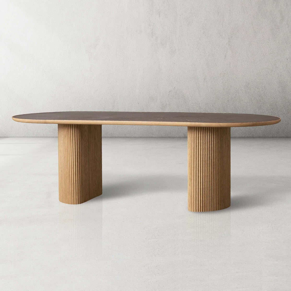 Astor Natural Marble Stone Top Dining Table