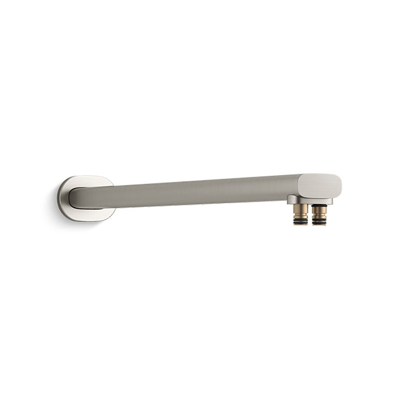 Statement Dual Function Wall Mount Rainhead Arm 482mm Brushed Nickel 26324T-BN