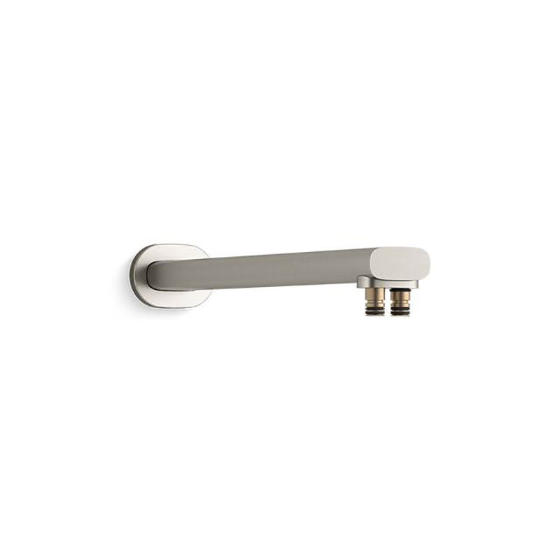 Statement Dual Function Wall Mount Rainhead Arm 355mm Brushed Nickel 26323T-BN