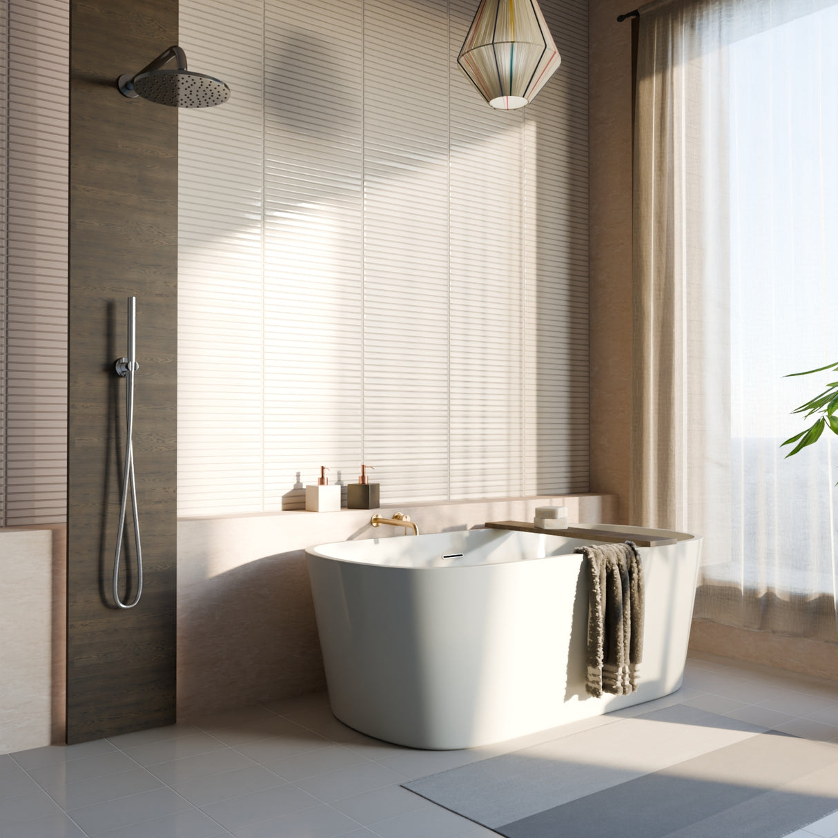 Mecca Basin/Bath Spout Only 250MM Brushed Gold