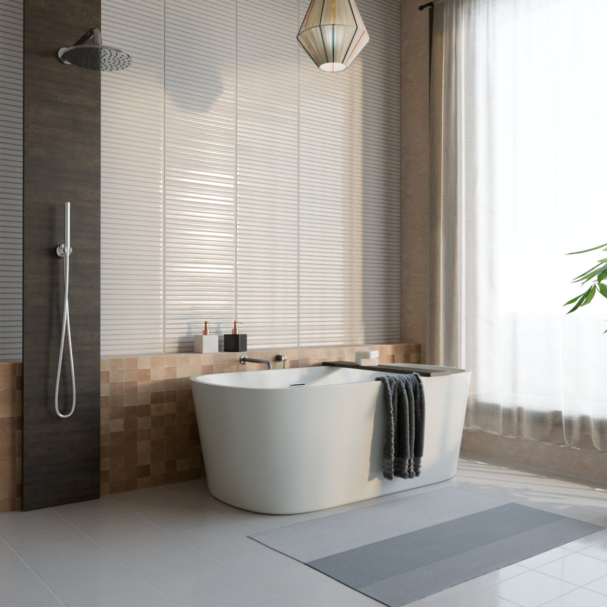 Mecca Basin/Bath Spout Only 250mm Graphite