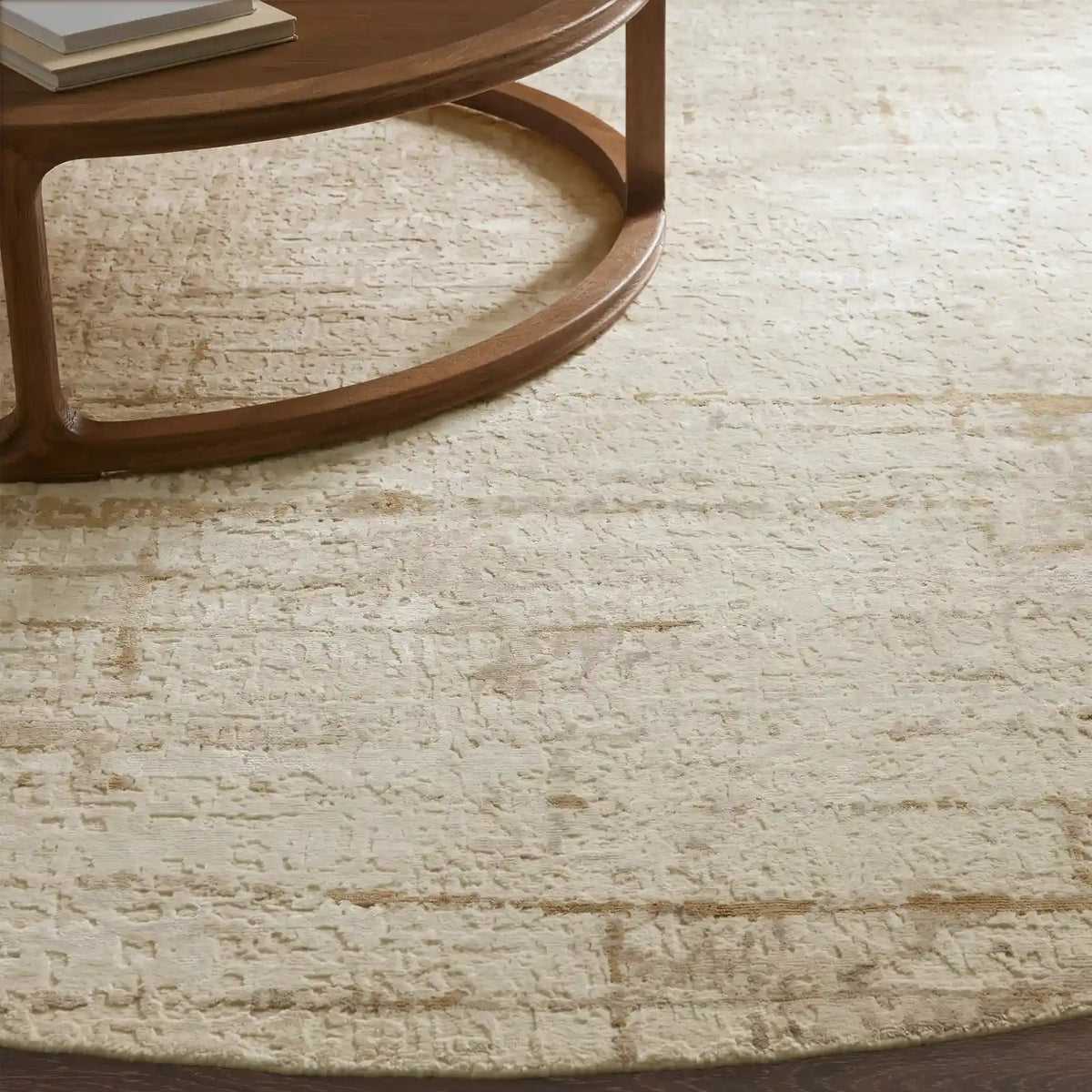 Wylie Luxury Round Rug Hand-knotted Carpet