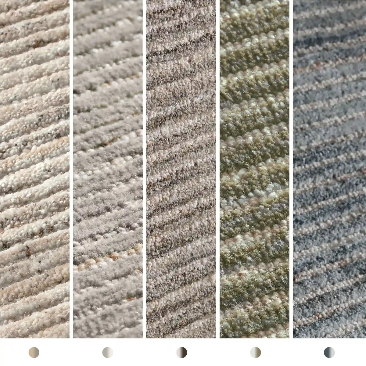 Oriel Handwoven Performance Rug Indoor-Outdoor Entryways Carpet Striped Design