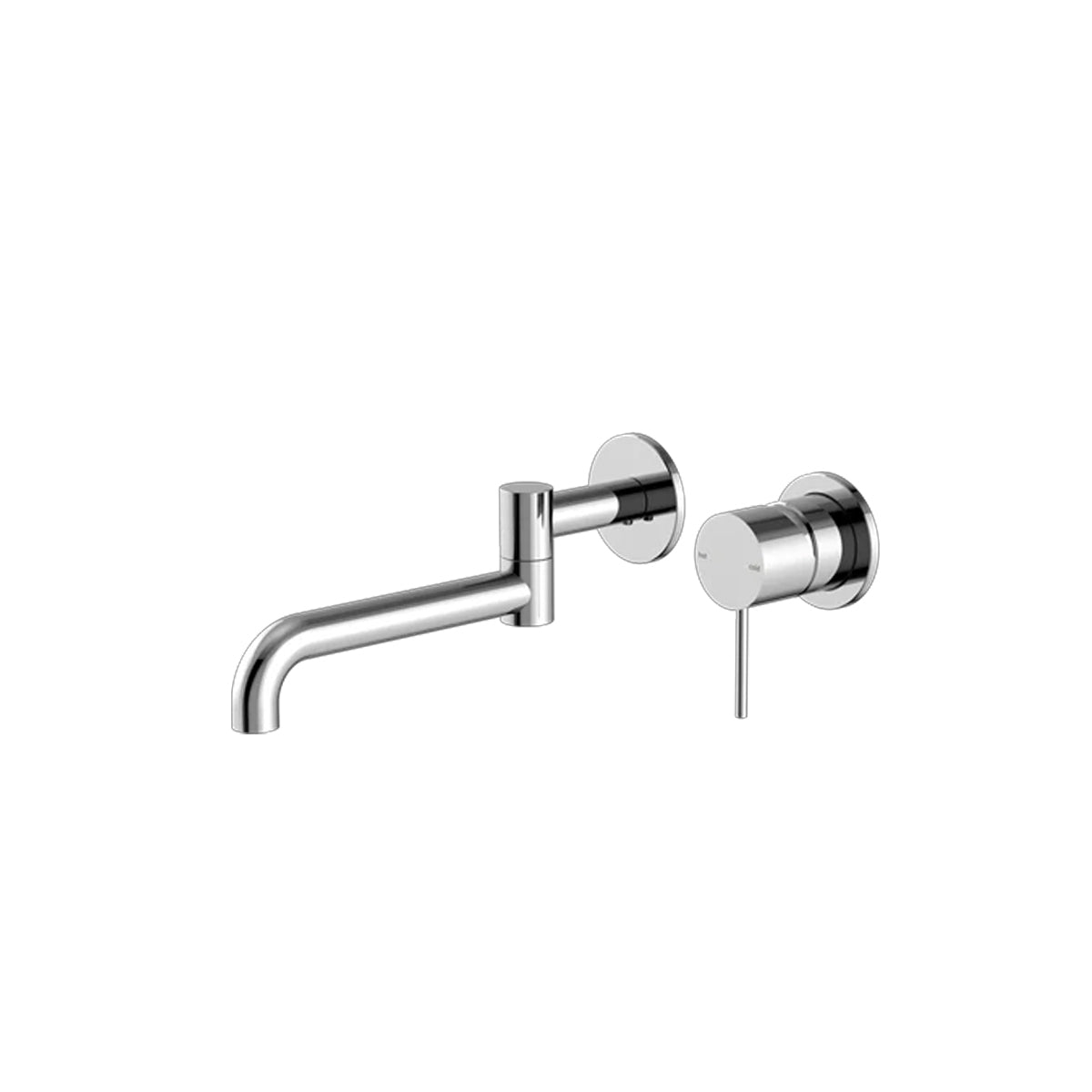 Mecca Wall Basin/Bath Mixer Swivel Spout 225mm Chrome