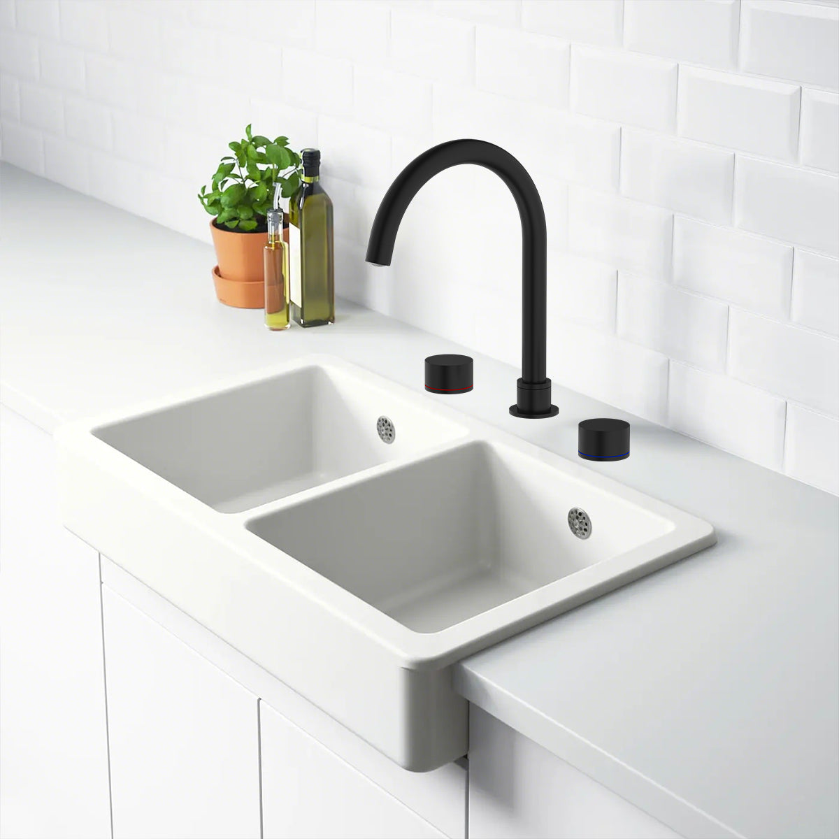 Kara Kitchen Set Matte Black