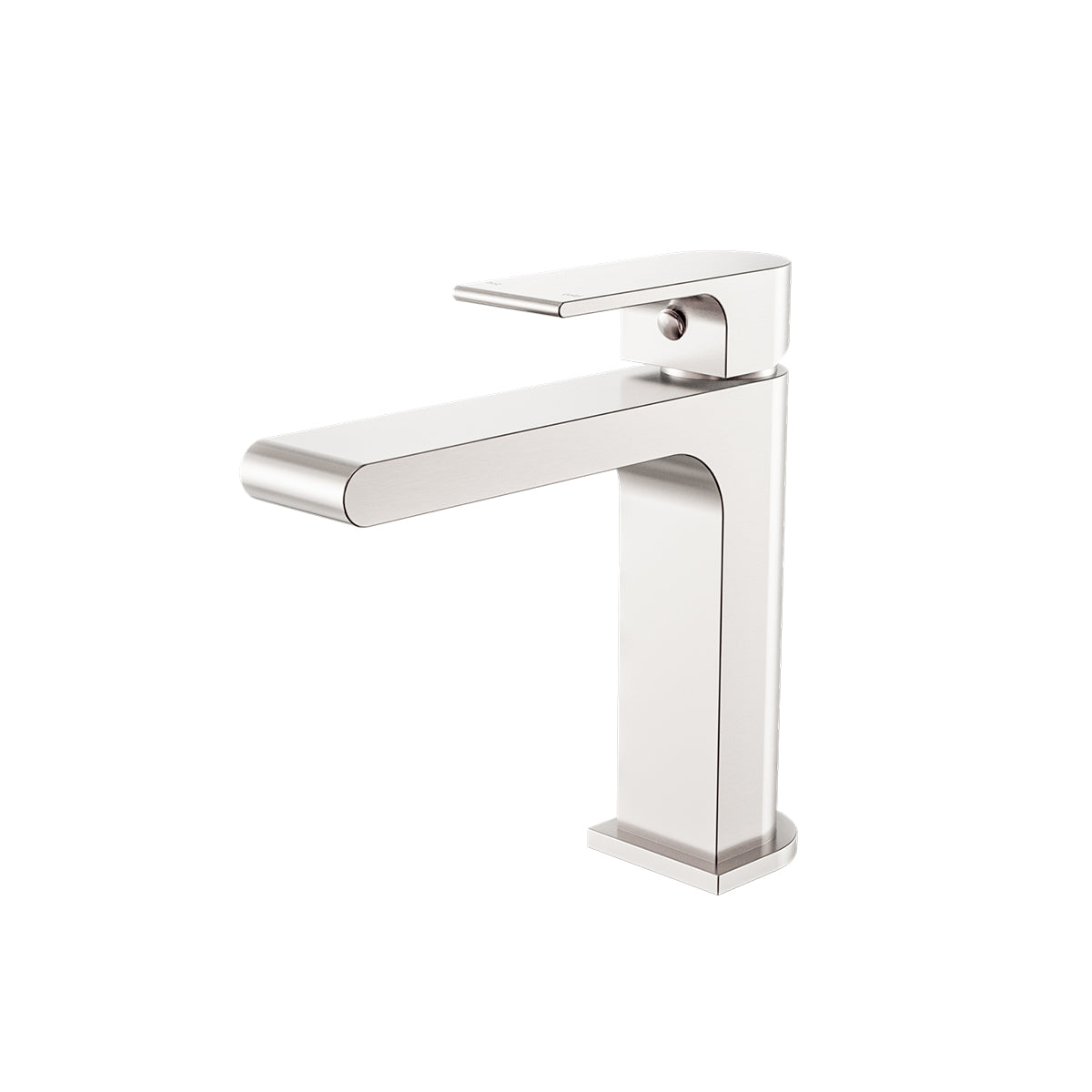 Bianca Basin Mixer Straight Spout Brushed Nickel