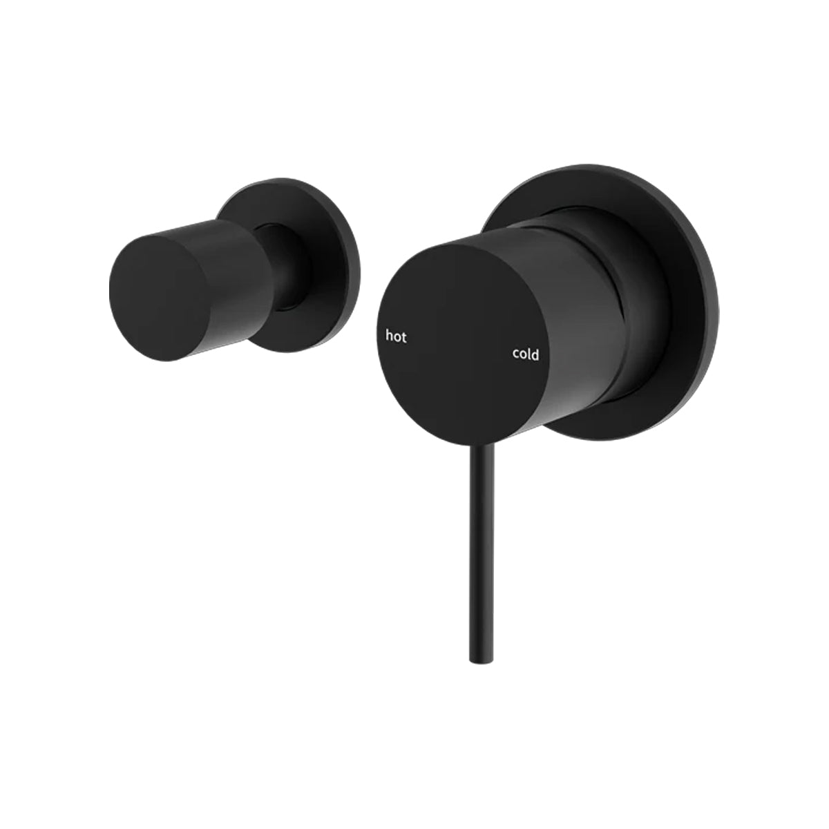 Mecca Shower Mixer With Horizontal 2 Way Divertor Matte Black