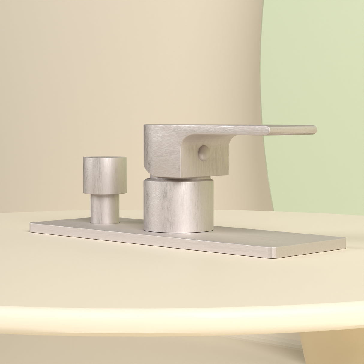 Bianca Shower Mixer With Divertor Brushed Nickel