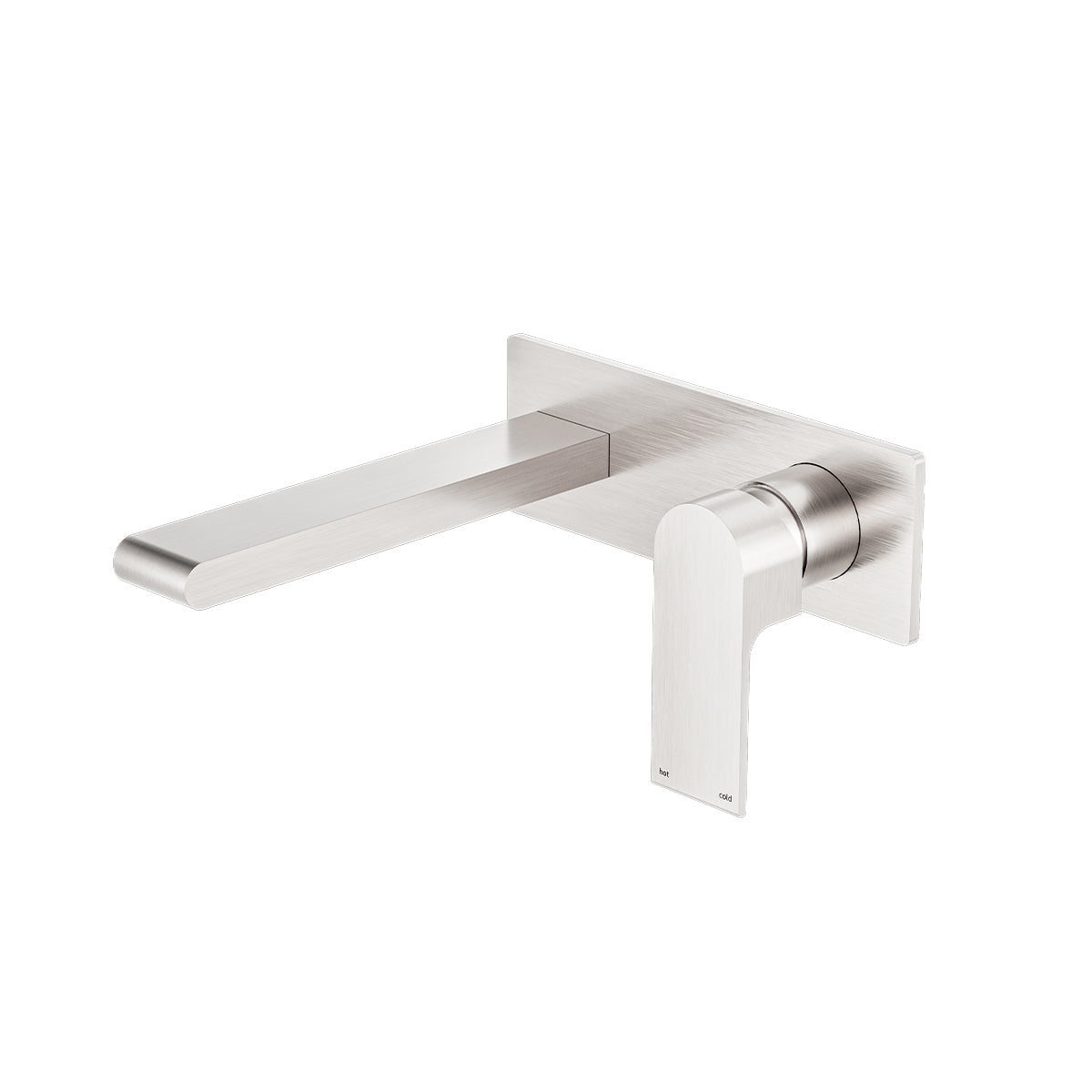 Bianca Wall Basin/Bath Mixer 230mm Brushed Nickel