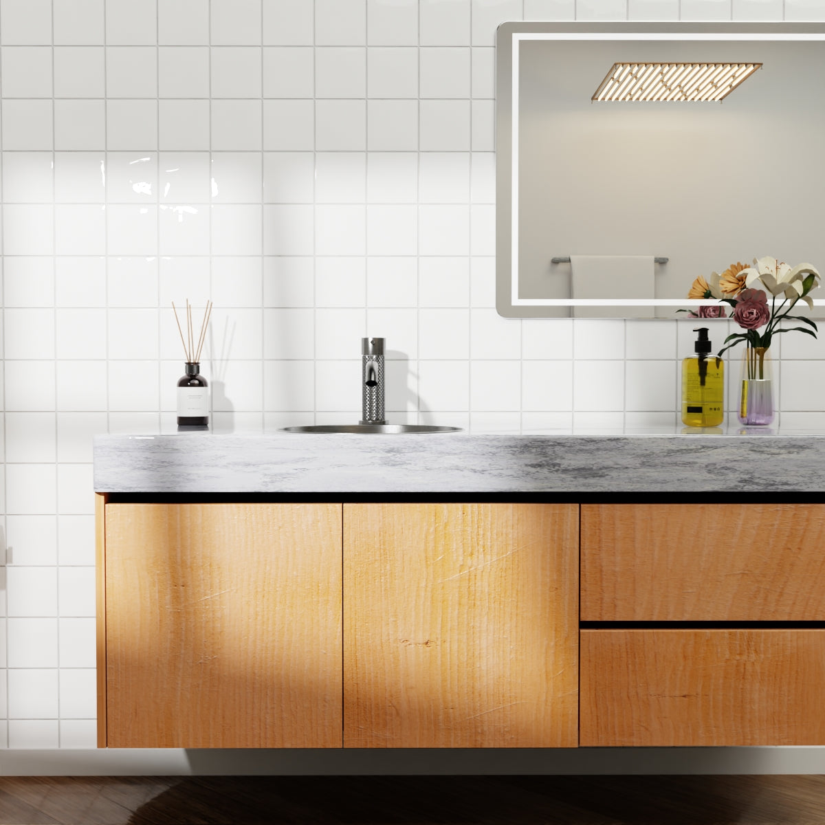 Opal Basin Mixer Graphite