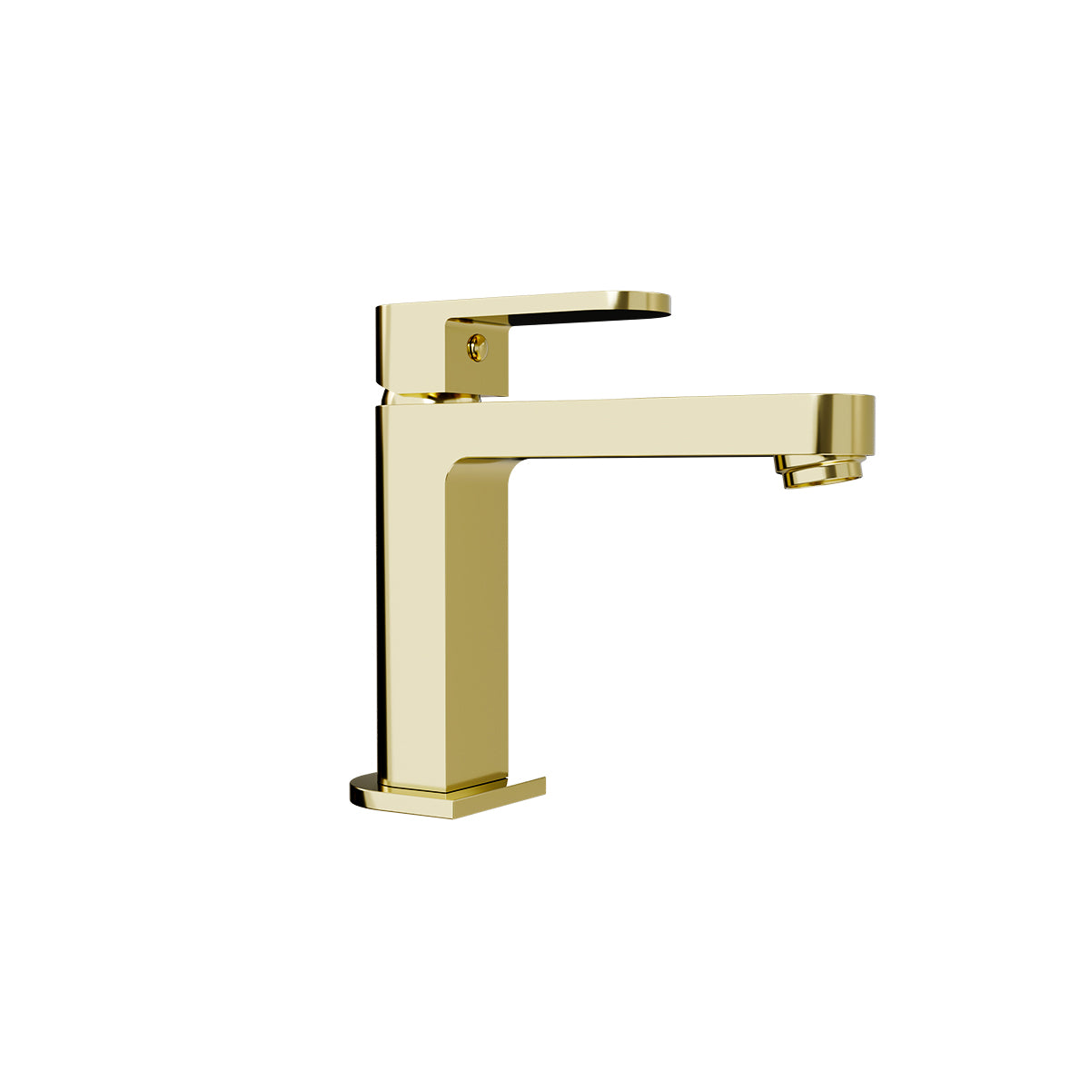 Ecco Short Basin Mixer Brushed Gold