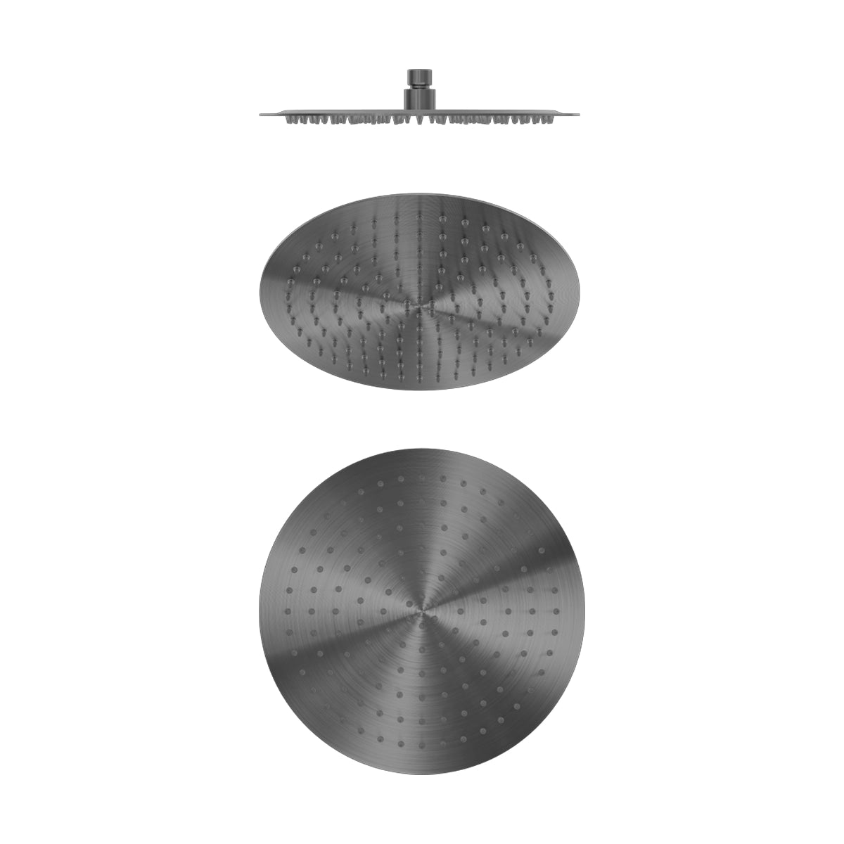 Zen Ss316l 300mm Round Shower Head Graphite