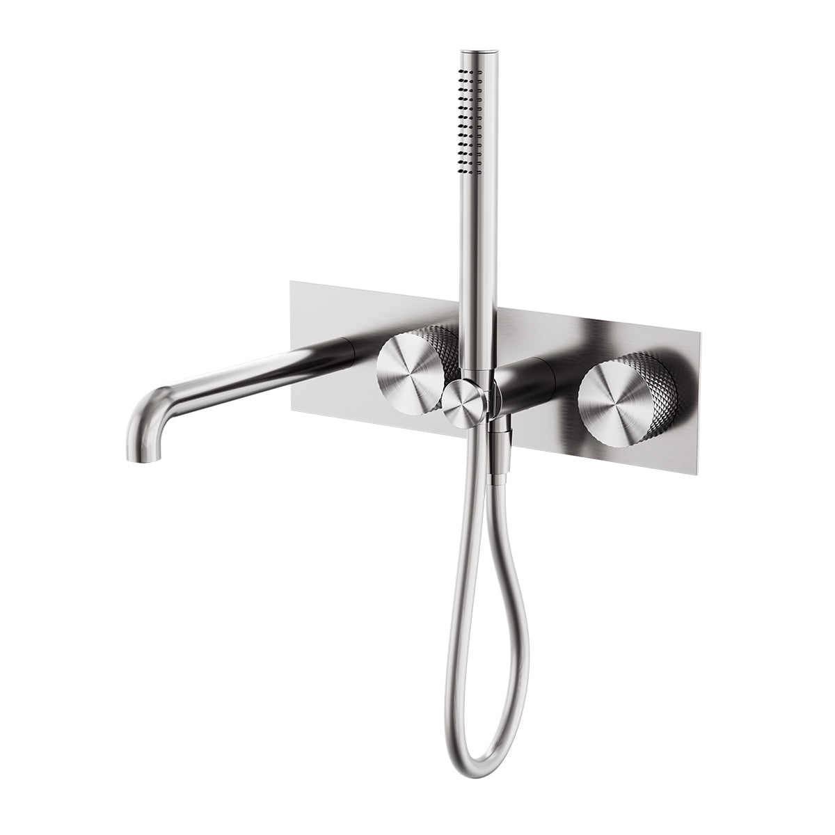 Opal Progressive Shower System With Spout 230mm Brushed Nickel
