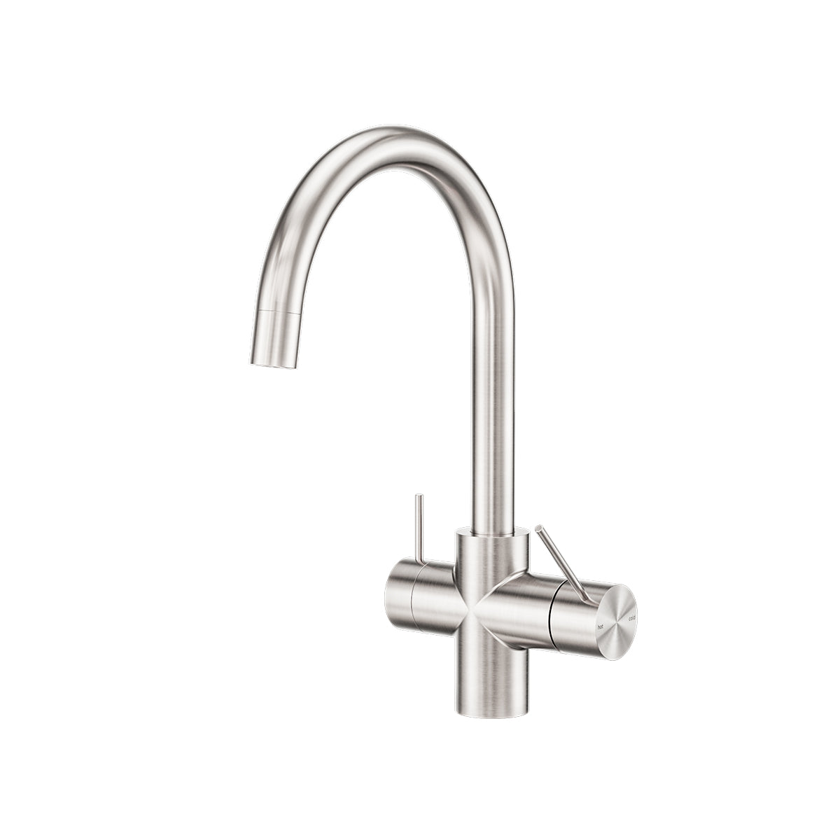 Mecca 3 Way Filtered Mixer Tap Brushed Nickel
