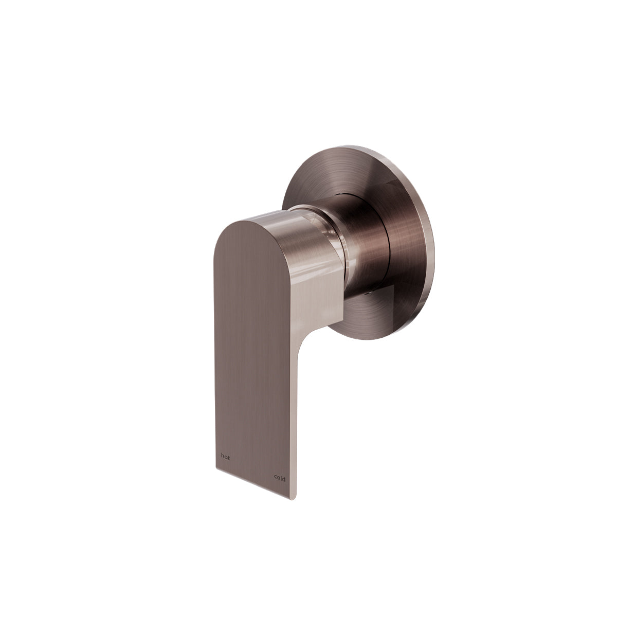 Bianca Shower Mixer 60mm Plate Brushed Bronze