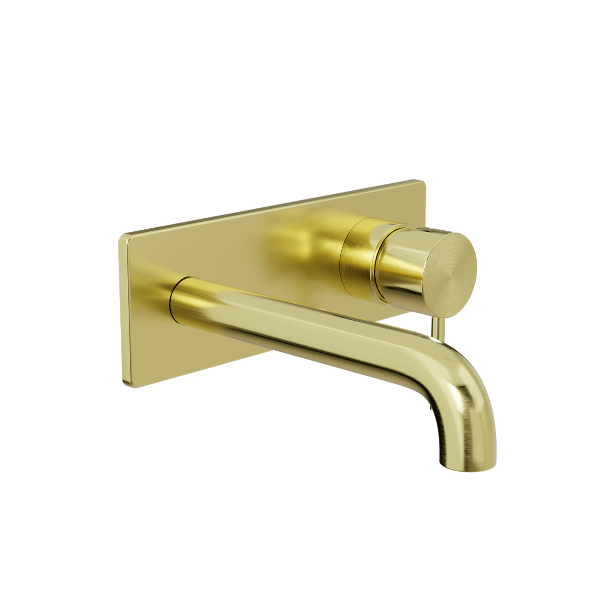 Mecca Wall Basin/Bath Mixer 260mm Brushed Gold