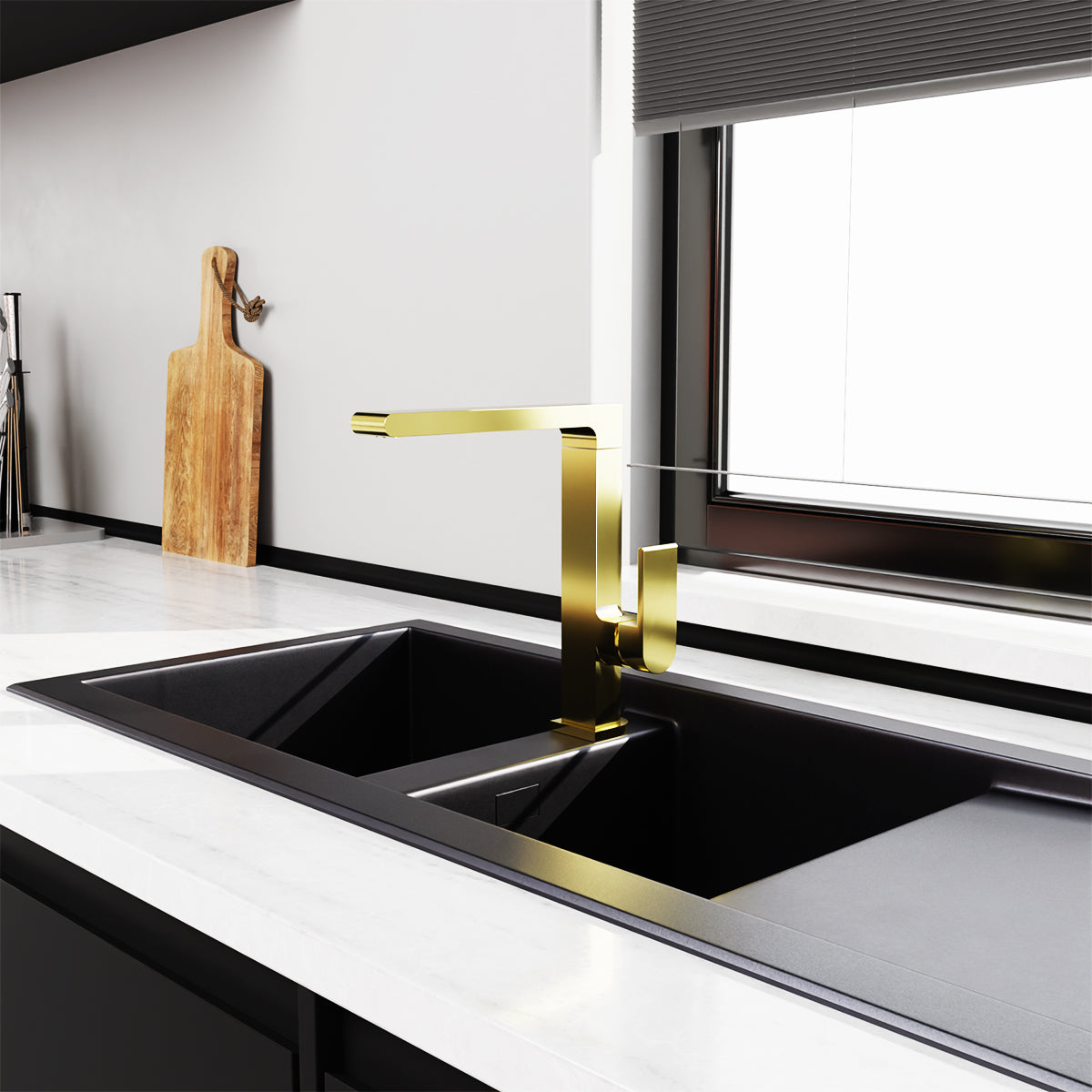 Bianca Kitchen Mixer Brushed Gold