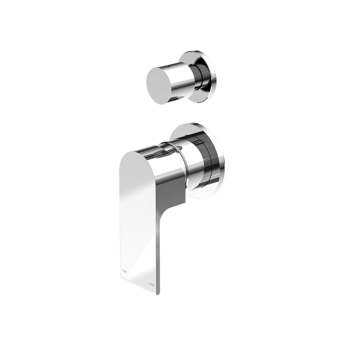 Bianca Shower Mixer With Divertor Separate Back Plate Chrome