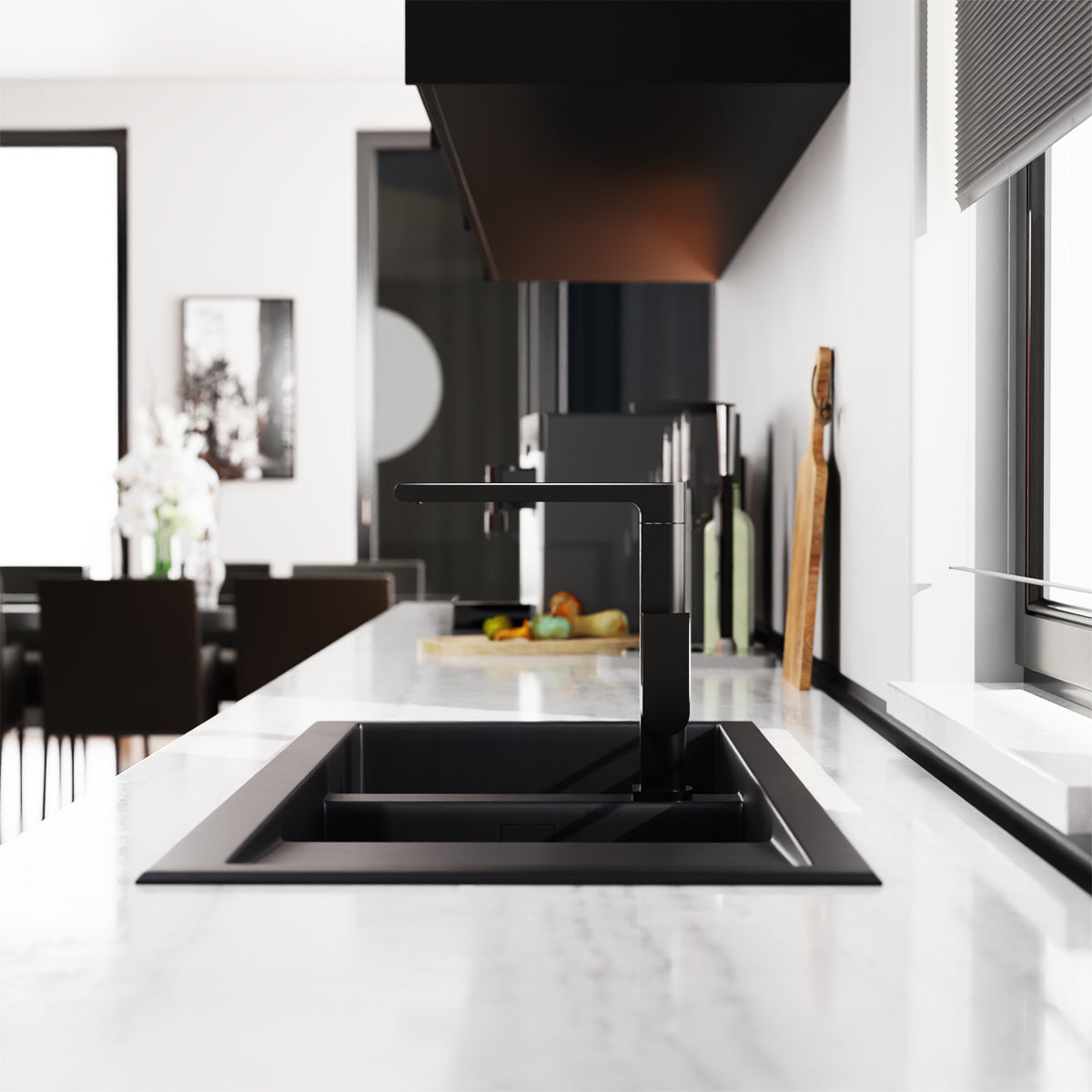 Bianca Kitchen Mixer Matte Black