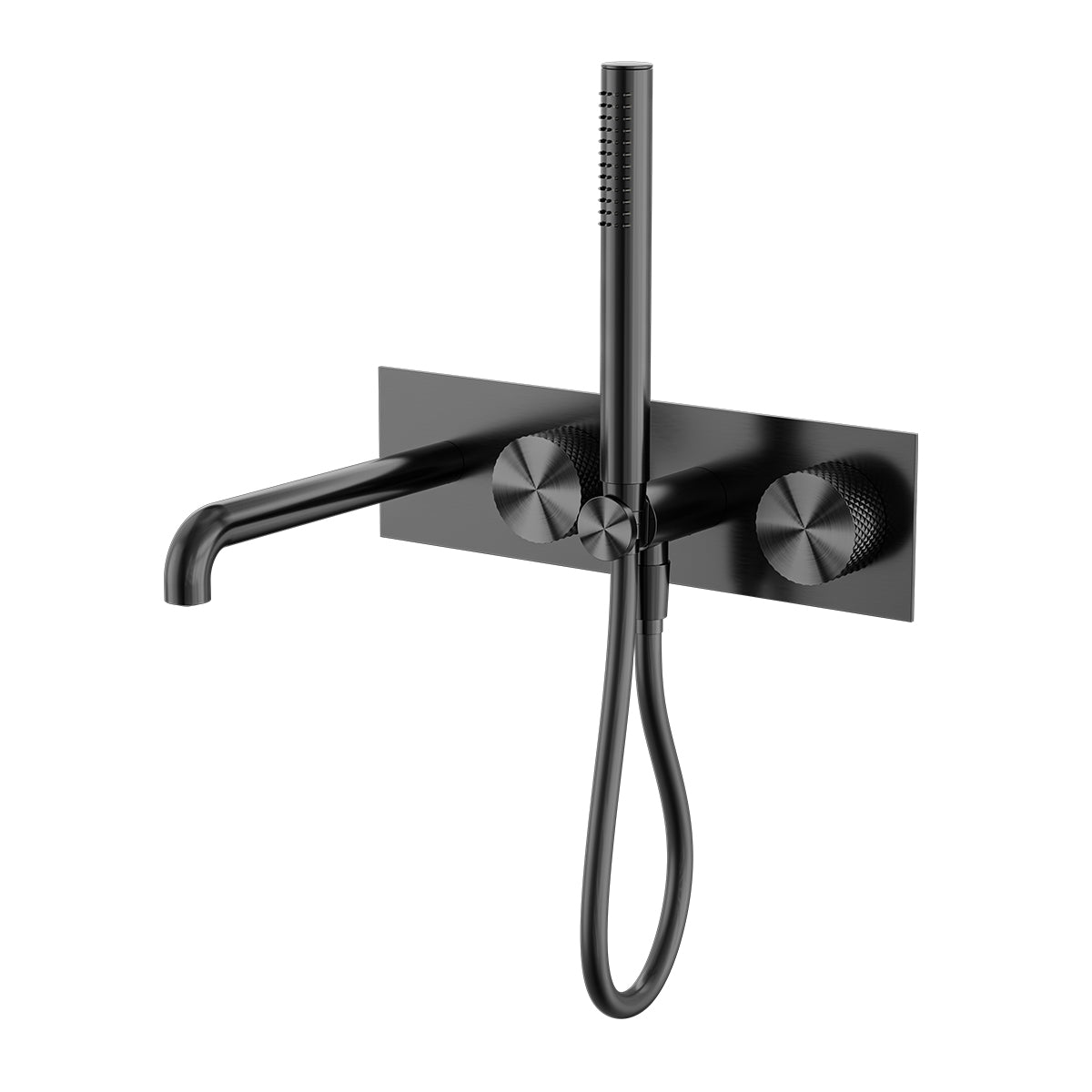 Opal Progressive Shower System With Spout 230mm Graphite