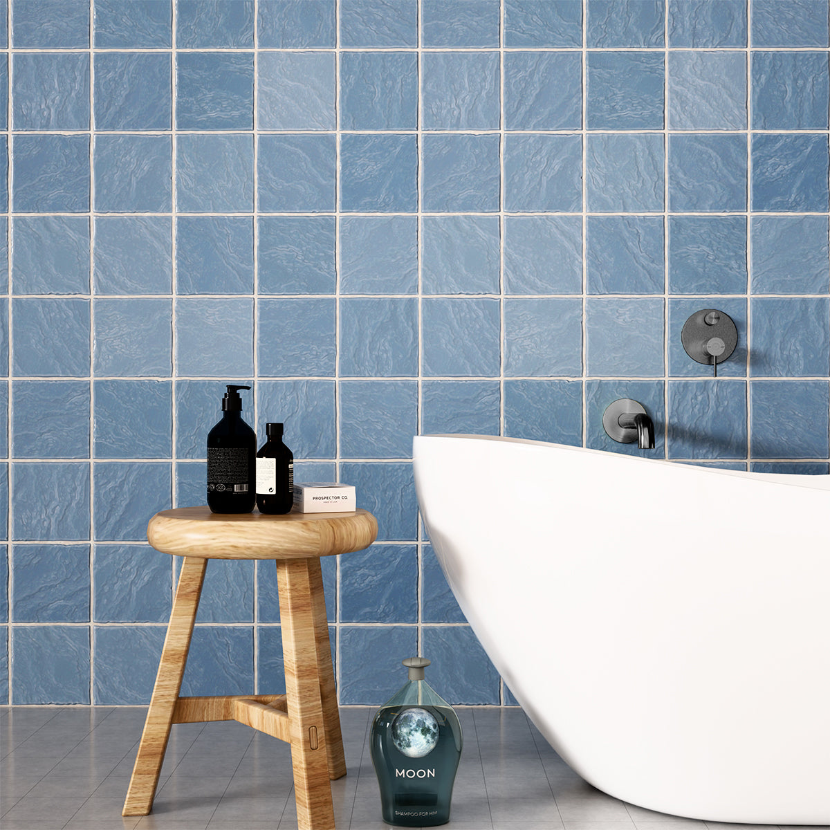 Mecca Shower Mixer With Divertor Gun Metal