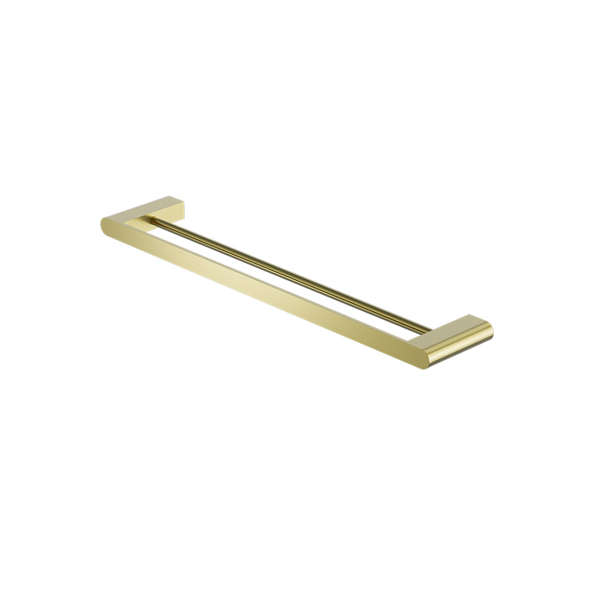 Bianca Double Towel Rail 600mm Brushed Gold