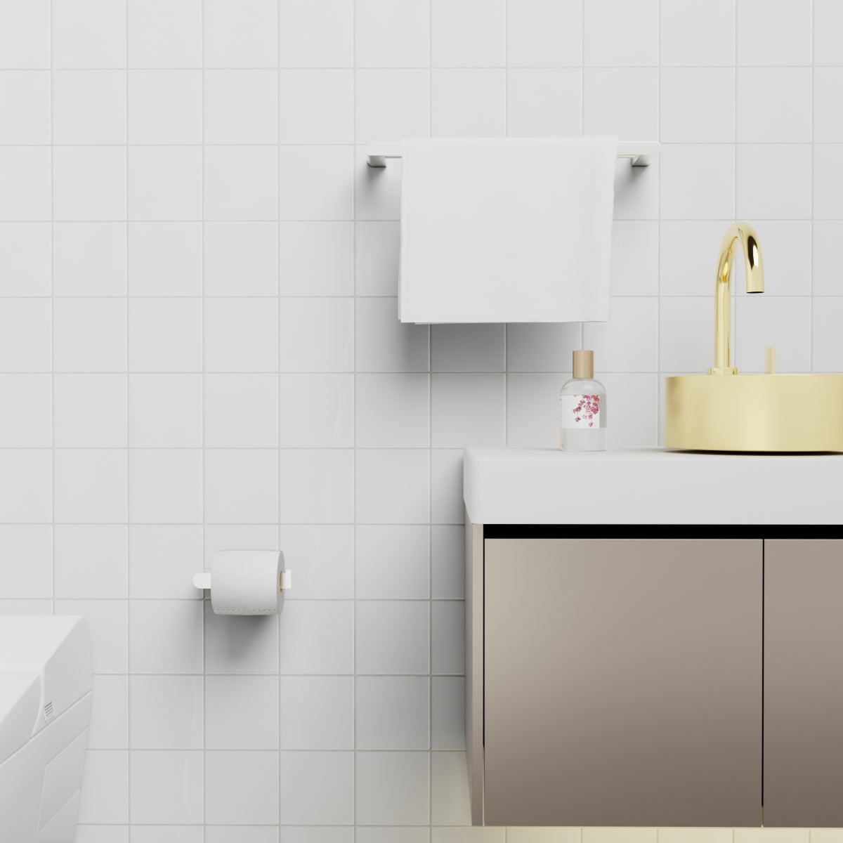 Bianca Toilet Roll Holder Chrome