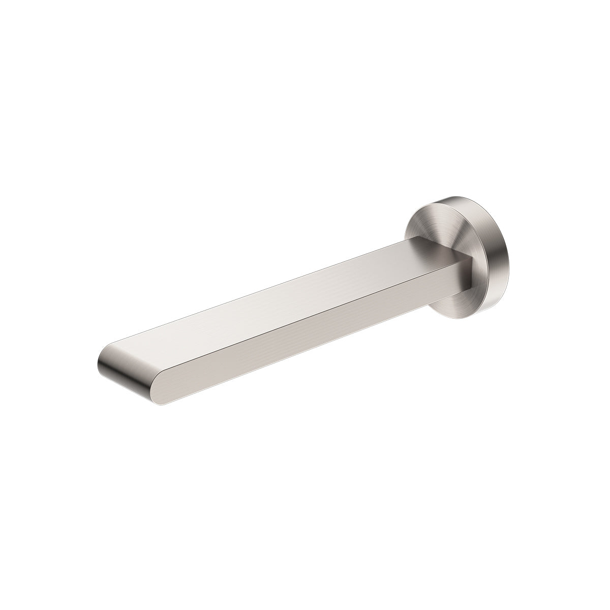 Bianca Fixed Bath Spout Only 200mm Brushed Nickel