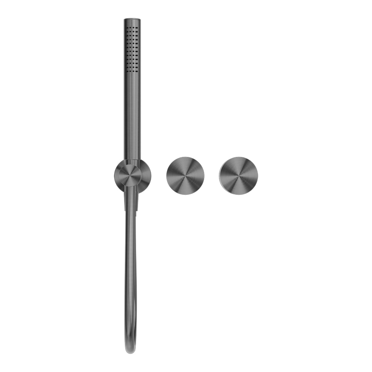 Kara Progressive Shower System Separate Plate Gun Metal