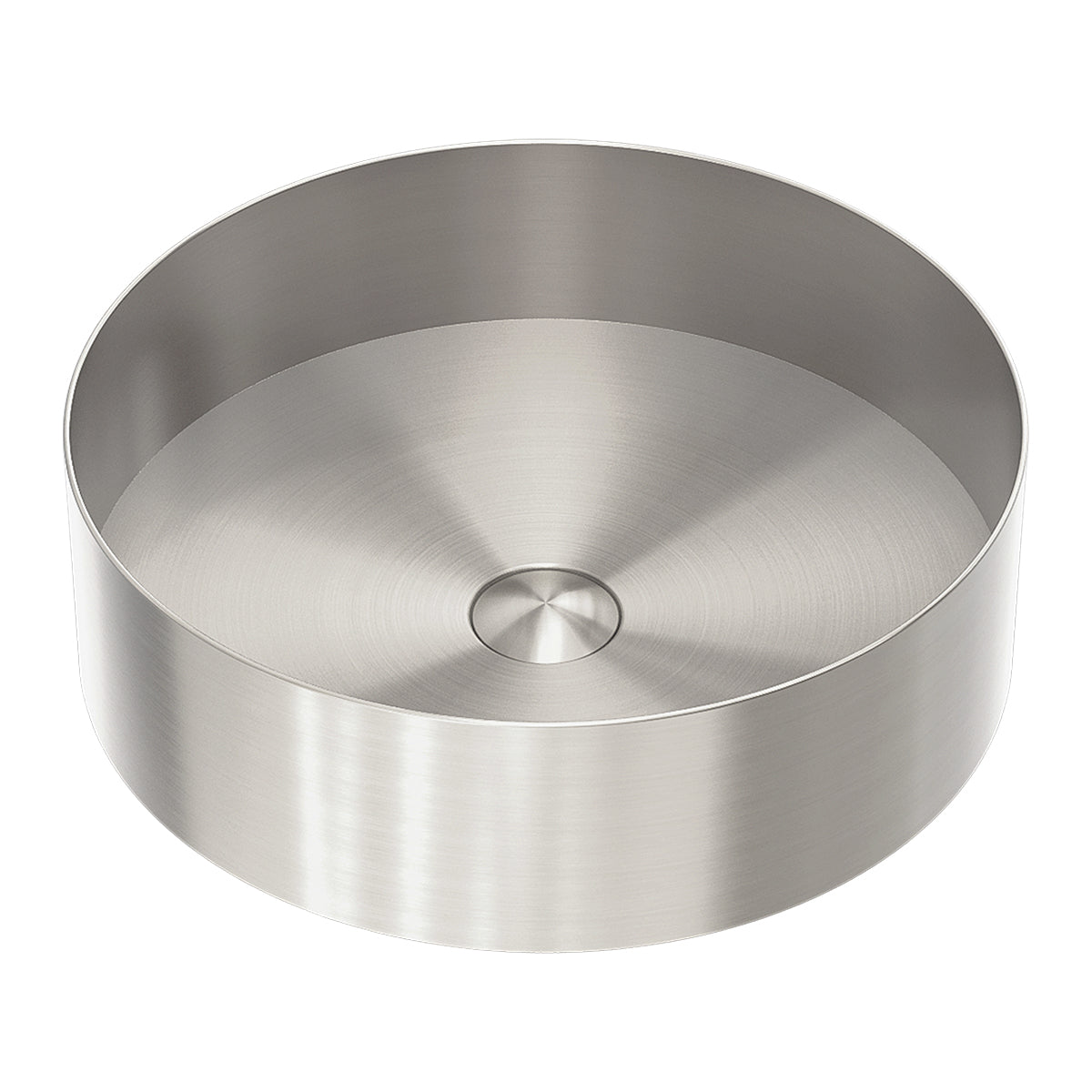 Opal Round 400mm Stainless Steel Basin Brushed Nickel