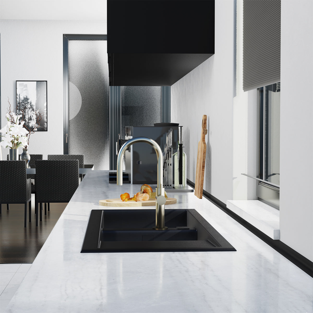 Crue Kitchen Mixer Vibrant Stainless