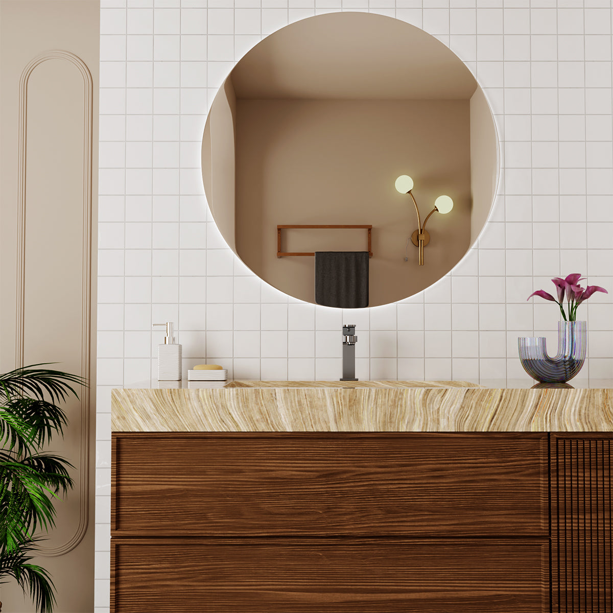 Ecco Short Basin Mixer Gun Metal