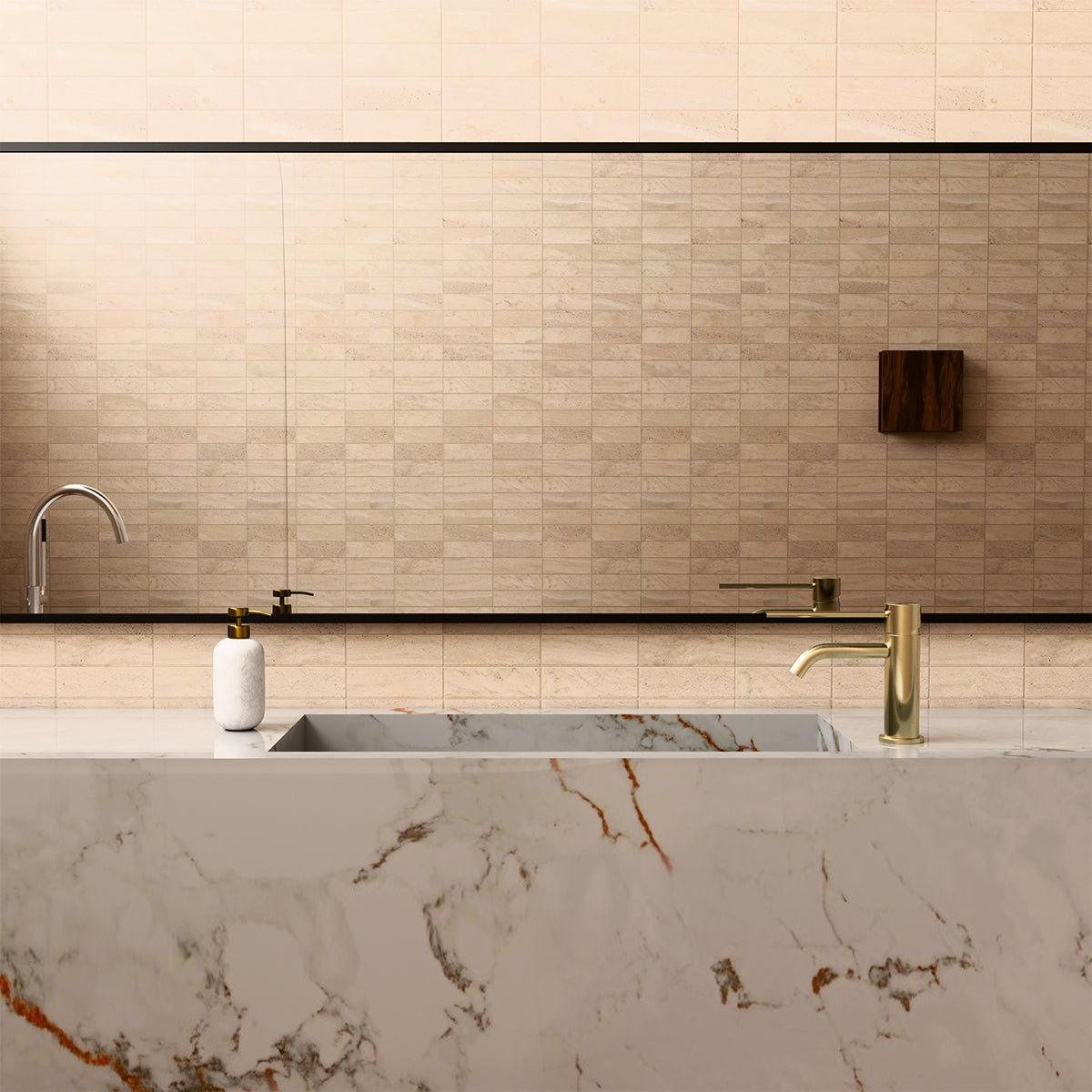 Mecca Care Basin Mixer Brushed Gold