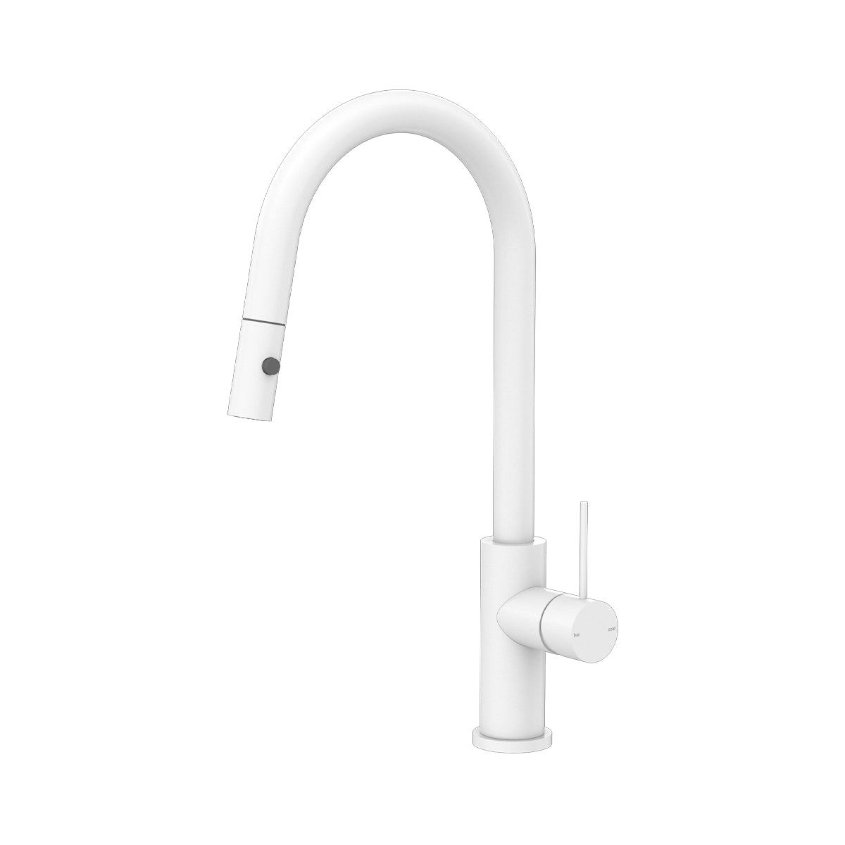Mecca Pull Out Sink Mixer With Vegie Spray Function Matte White