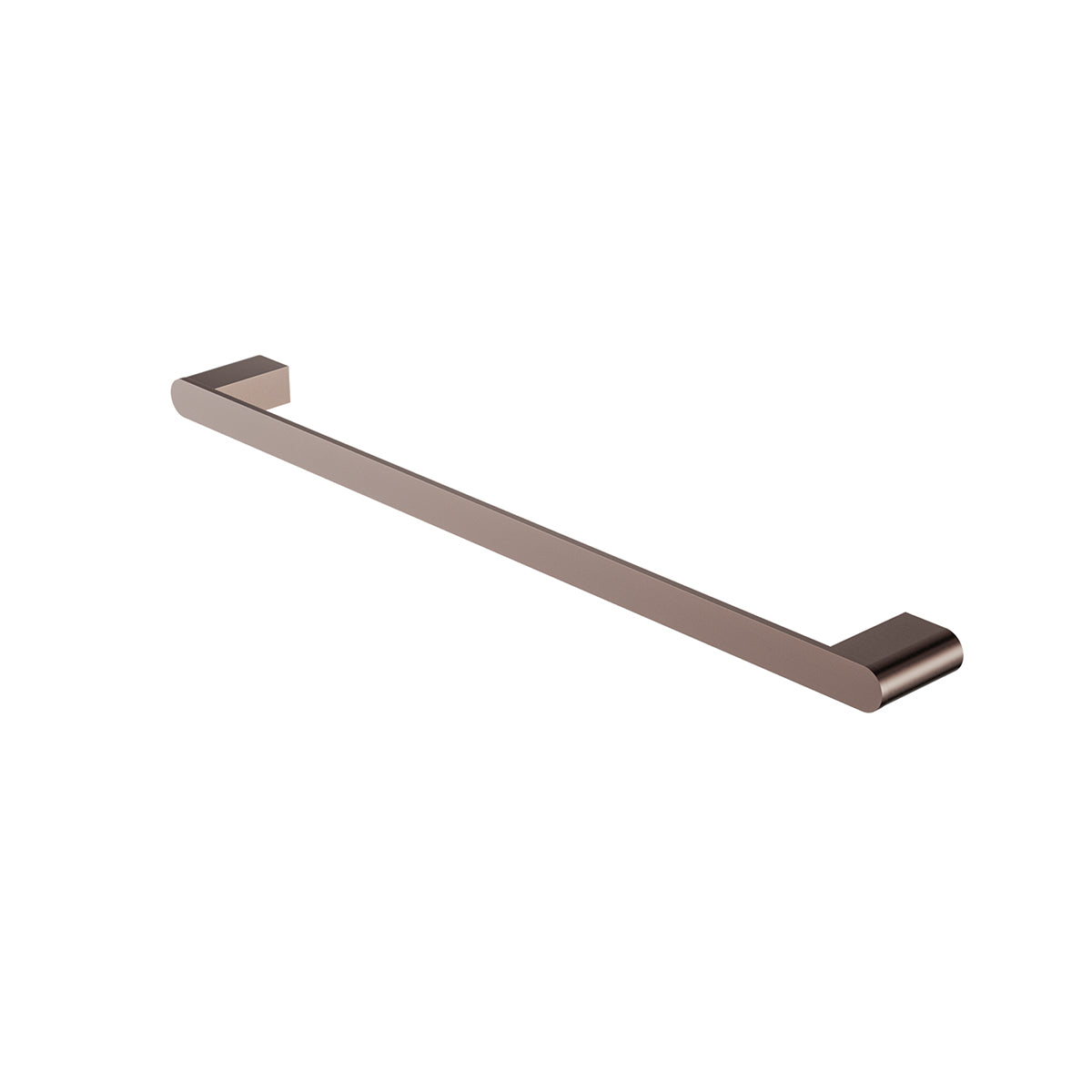 Bianca Single Towel Rail 600mm Brushed Bronze