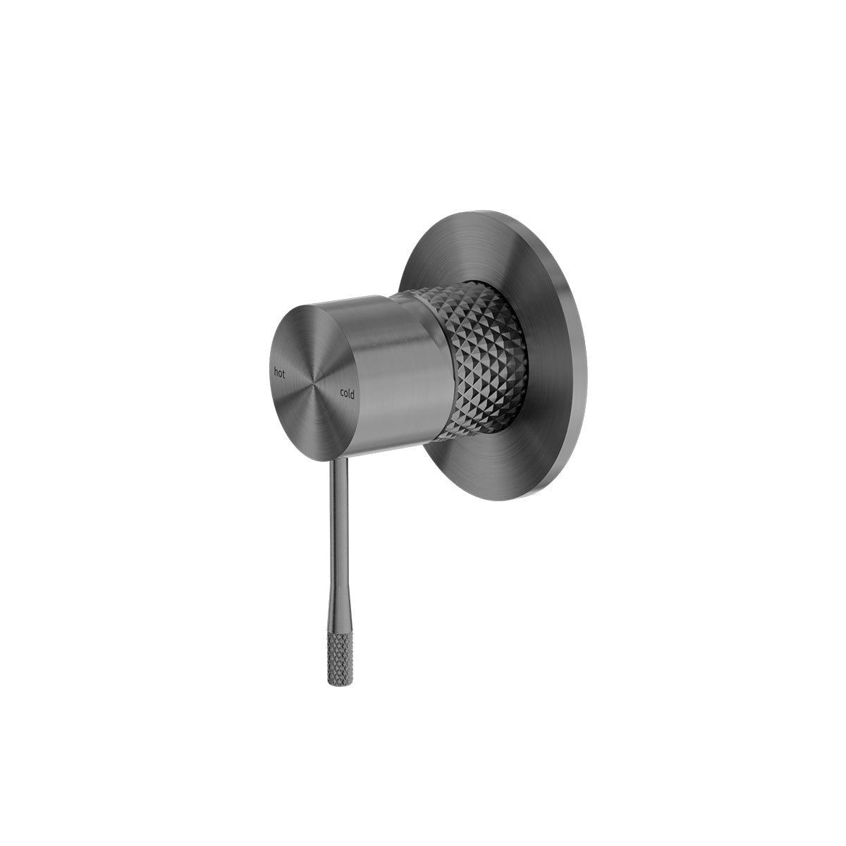 Opal Shower Mixer 80mm Plate Graphite