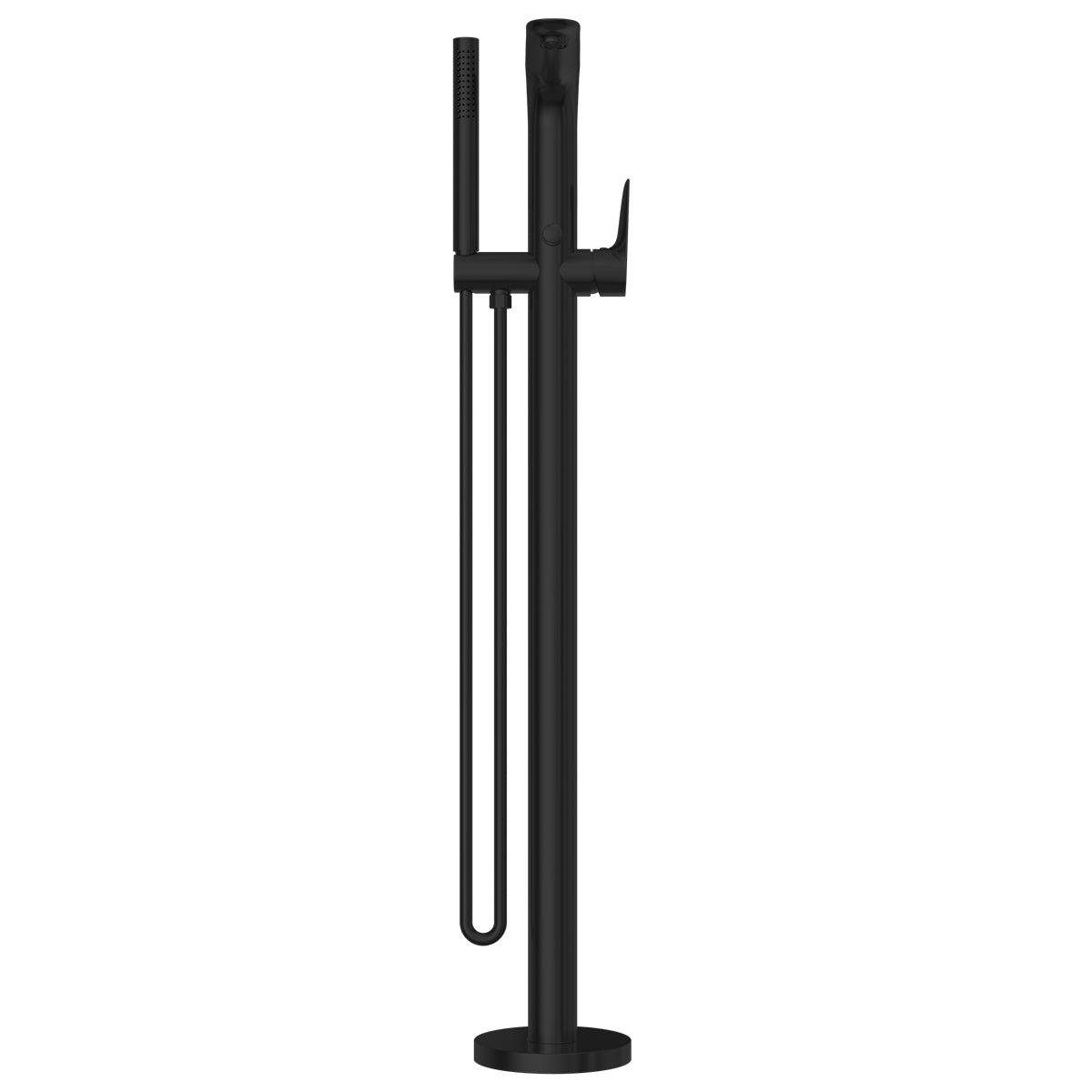 Bianca Freestanding Bath Mixer With Hand Shower Matte Black