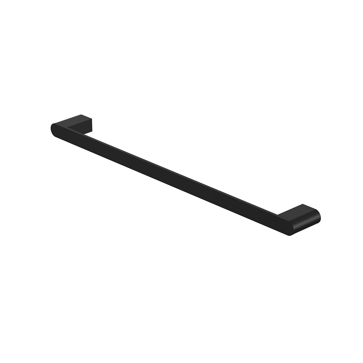 Bianca Single Towel Rail 600mm Matte Black
