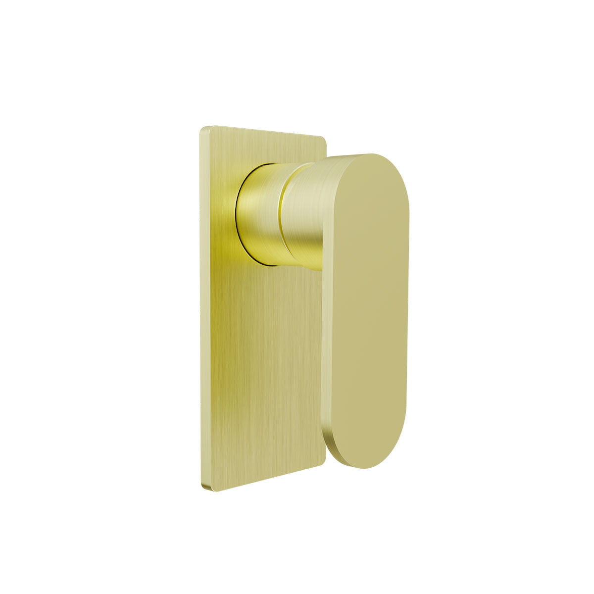 Ecco Wall Basin/Bath Mixer Separate Back Plate Brushed Gold
