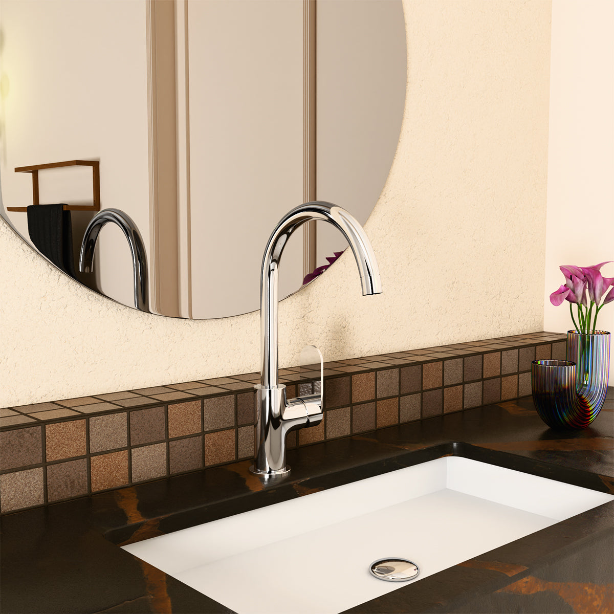 Ecco Kitchen Mixer Chrome