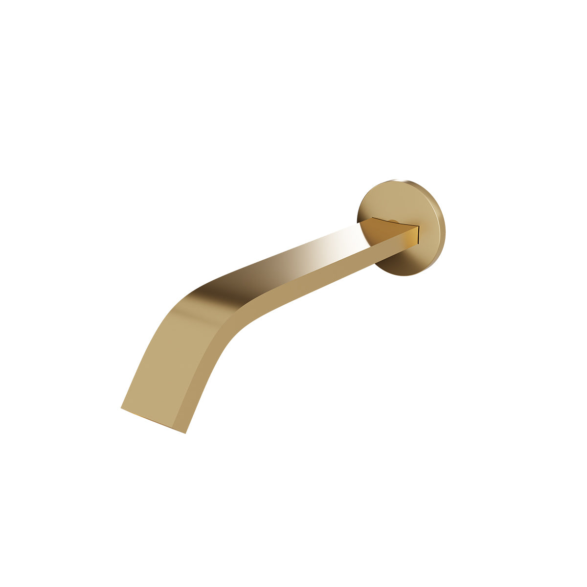 Components Ribbon Basin Spout - Brushed Brass