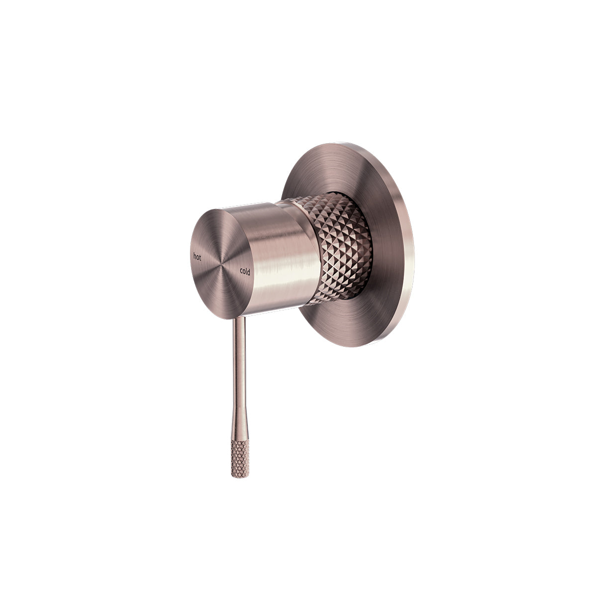 Opal Shower Mixer 80mm Plate Brushed Bronze