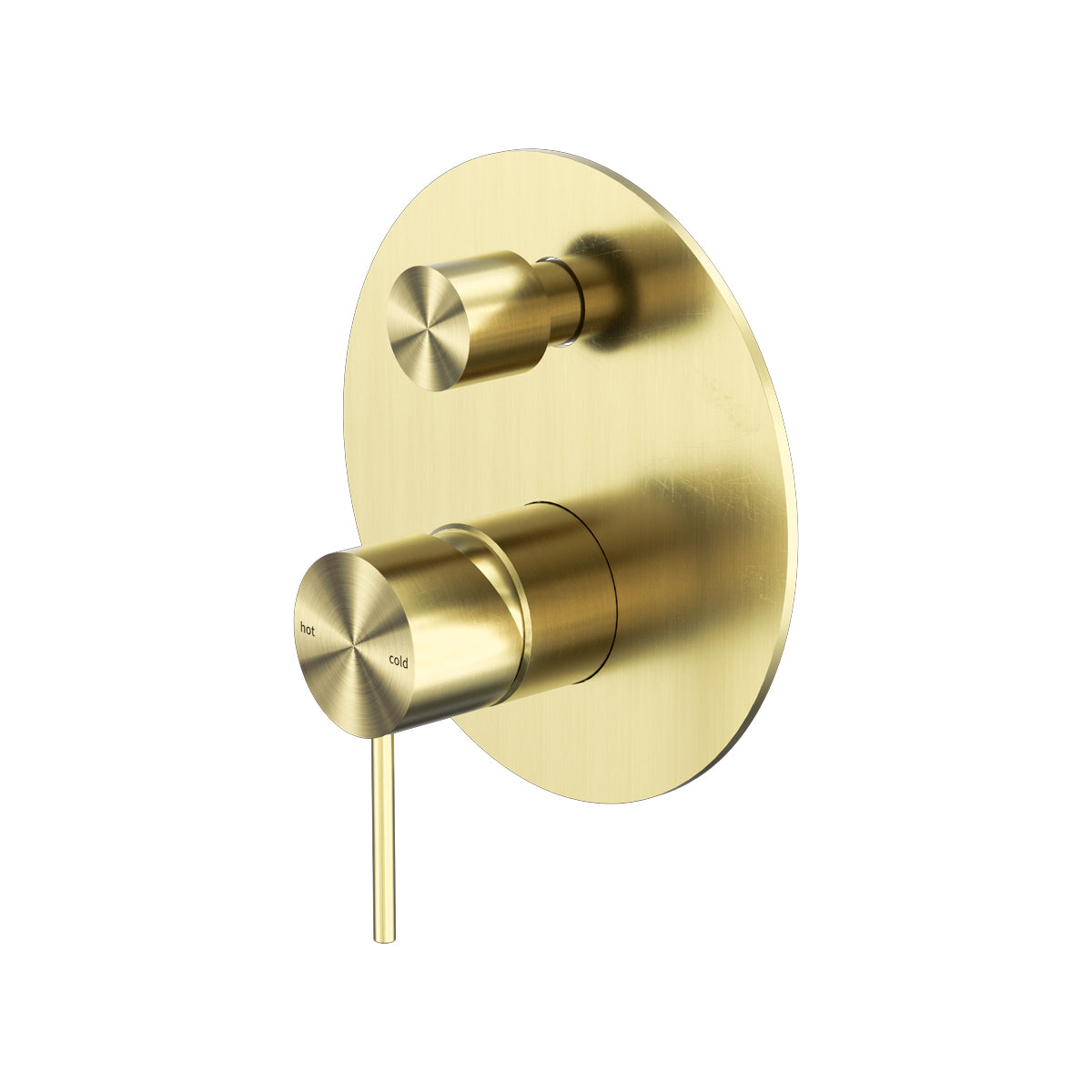 Mecca Shower Mixer With Divertor Brushed Gold