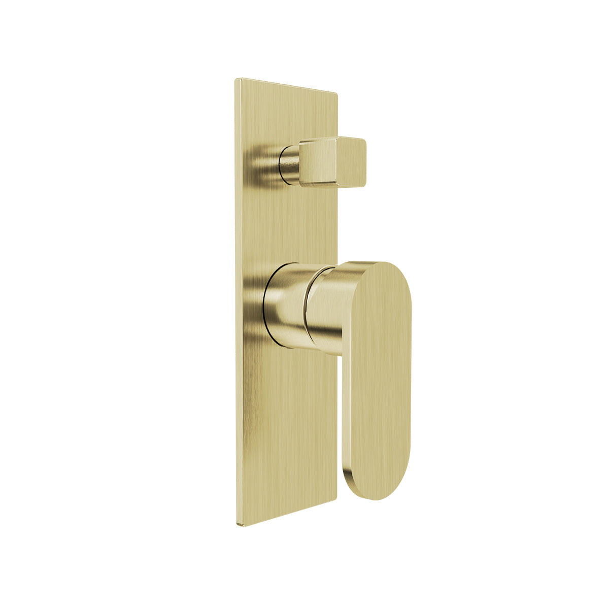 Ecco Shower Mixer With Divertor Brushed Gold