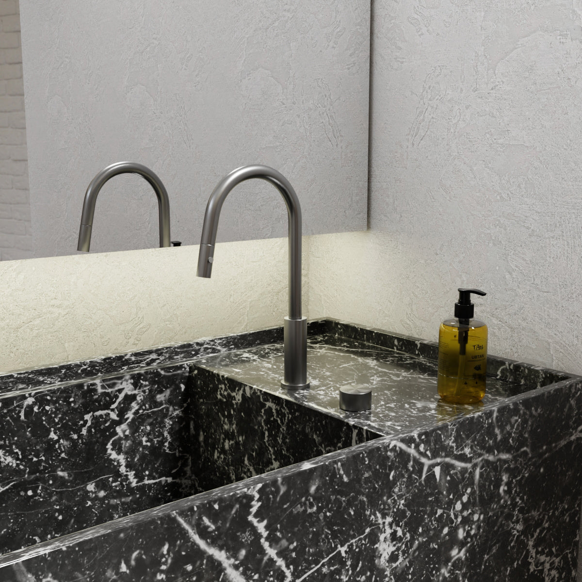 Kara Progressive Pull Out Kitchen Set Gun Metal