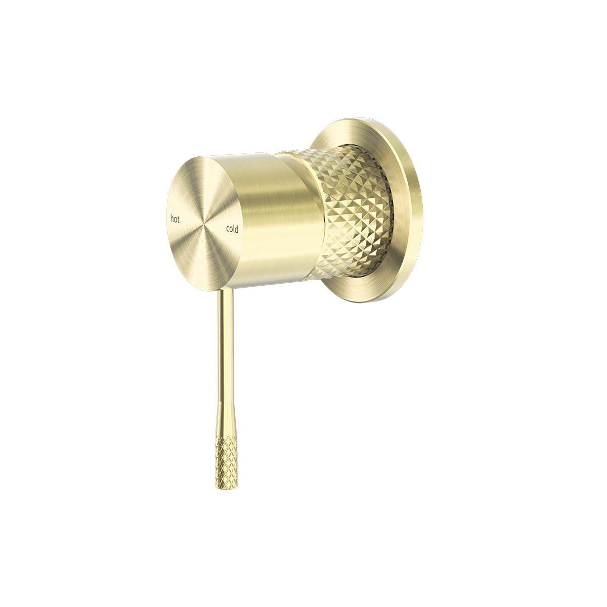 Opal Shower Mixer 60mm Plate Brushed Gold