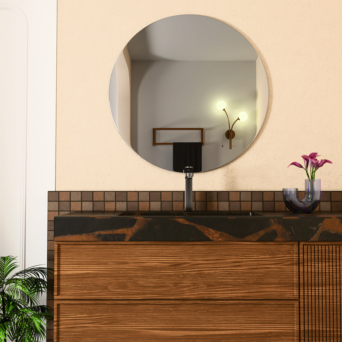 Ecco Tall Basin Mixer Gun Metal