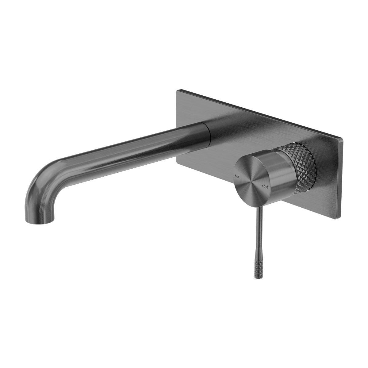 Opal Wall Basin/Bath Mixer 120mm Graphite