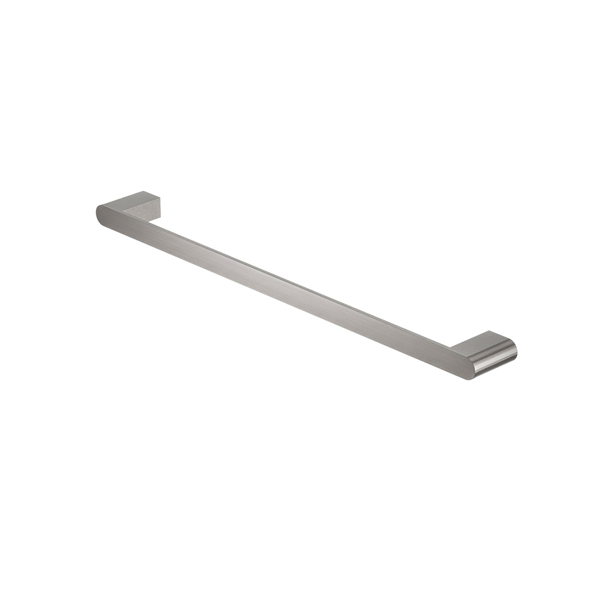 Bianca Single Towel Rail 800mm Brushed Nickel