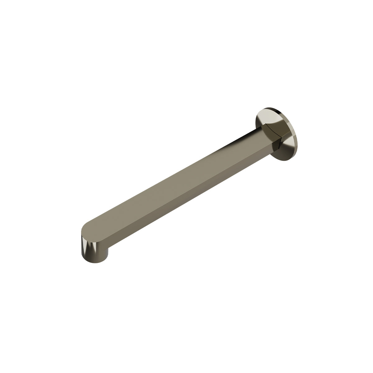Components Row Basin Spout - Brushed Nickel